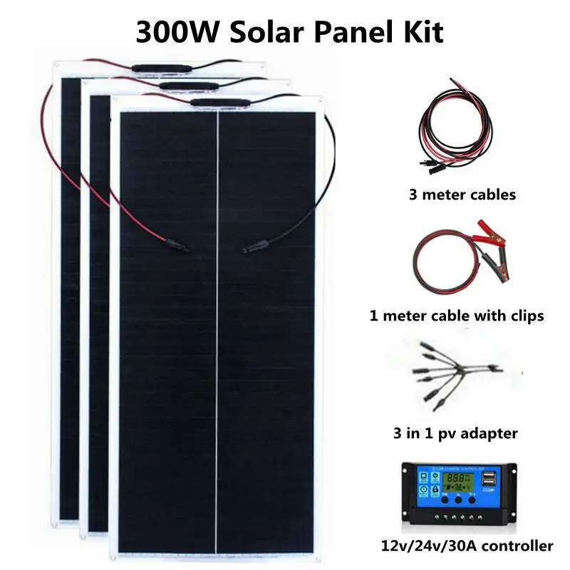 Комплект солнечных панелей ETFE 400 Вт 300 200 |