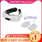 EMS массажер для шеи, спины подушки десятки импульсный массажер Пульс masajeador топления длинноволновой части инфракрасной области на акупунктурные точки позвонка физиотерапии