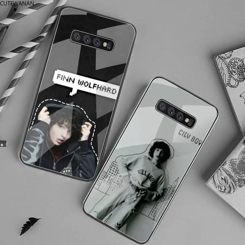 

TV Finn Wolfhard Stranger Things Phone Case Tempered Glass For Samsung S20 Plus S7 S8 S9 S10 Plus Note 8 9 10 Plus