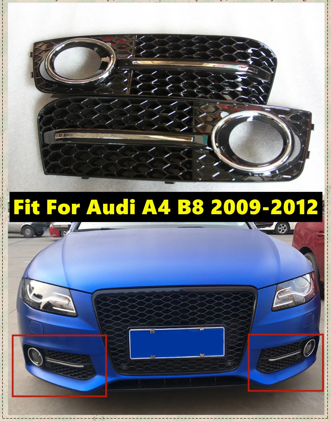 Высокое качество 2 шт./компл. передняя противотуманная фара Чехлы светильник