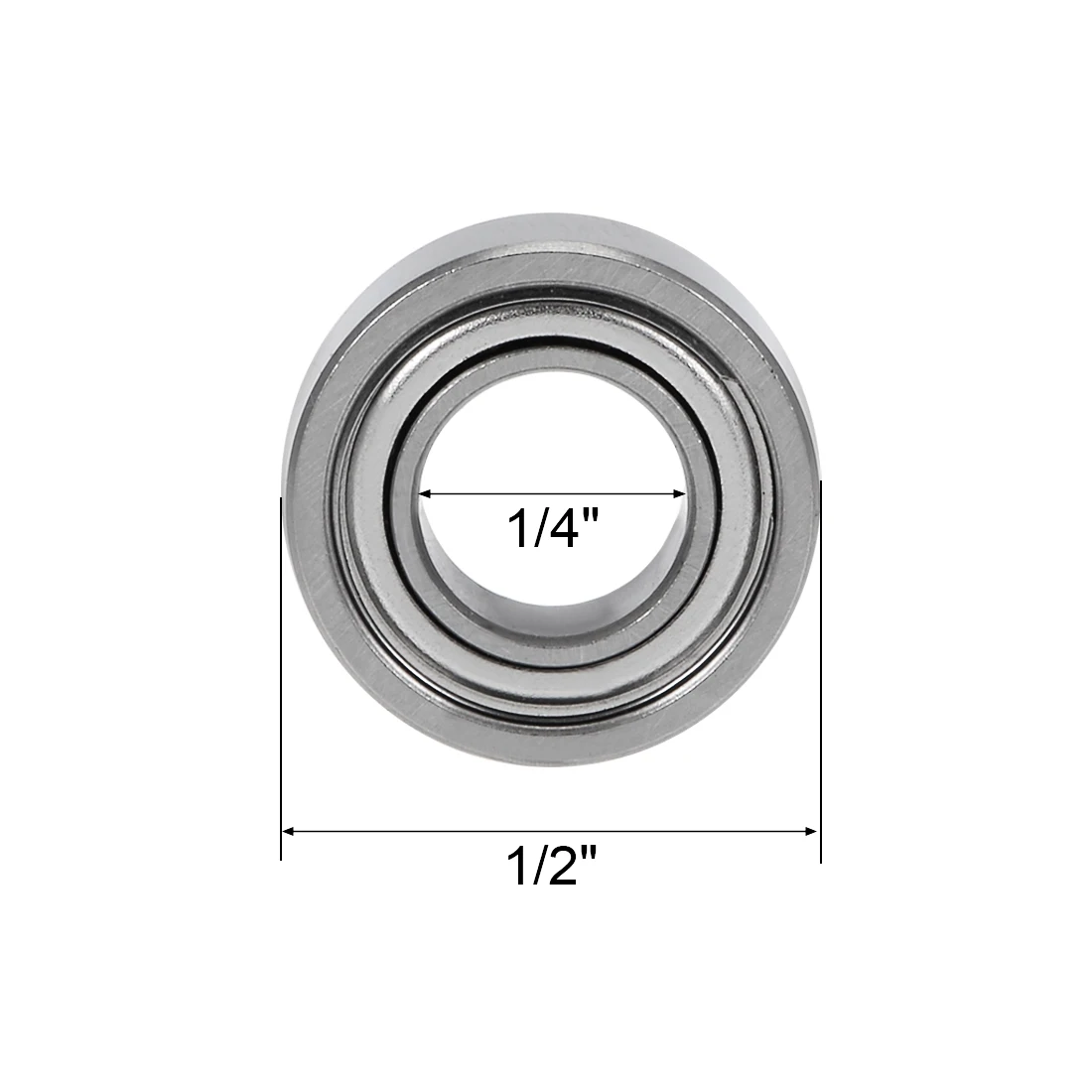 Uxcell R188ZZ шариковый подшипник 1/4 дюйма x1/2 x3/16 дюймов двухэкранированные подшипники