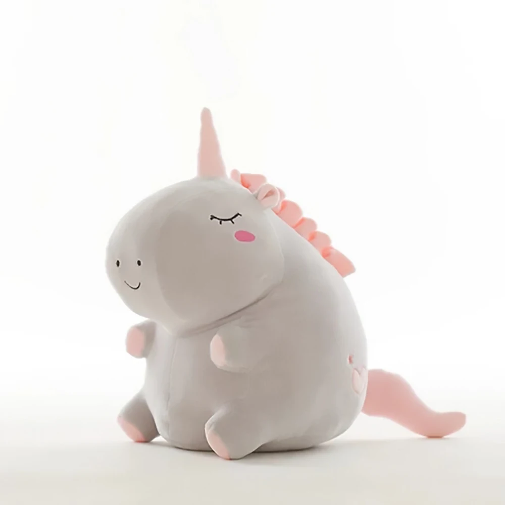 25cm unicorn plush toy fat unicorn doll cute animal stuffed soft pillow baby kids toys for girl birthday christmas gift