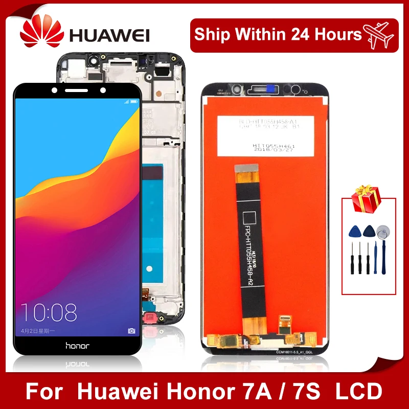 

5.45" For Huawei Honor 7A LCD 7S Display DUA-L22 DUA-LX2 L02 Touch Screen Digitizer For Honor 7S LCD Replacement Parts