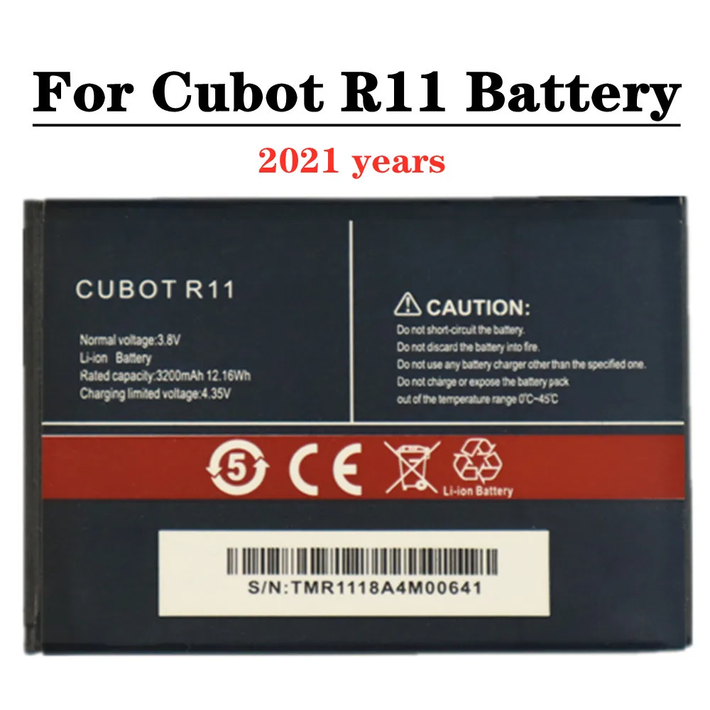 

For Cubot R11 Smartphone Battery 3200mAh Hight Capacity Phone Replacement Batteries