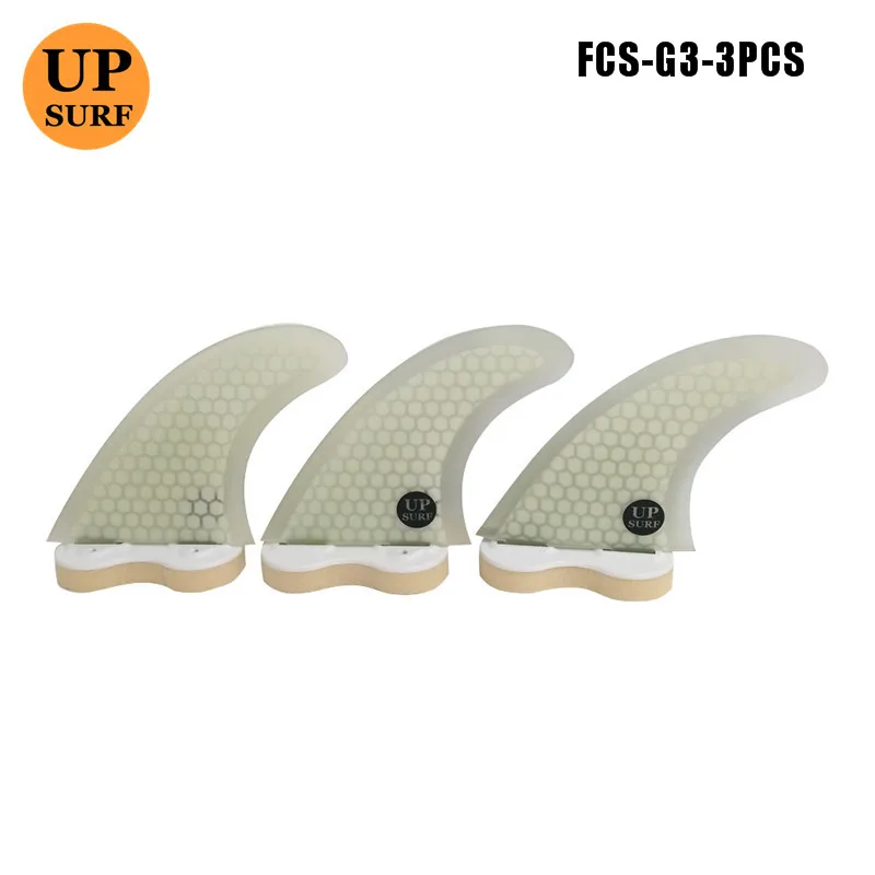 Upsurf логотип FCS плавники G3/G5/GL с винтами и ключ плавники сумка для серфинга сотовый плавник Стекловолокна Плавники FCS Quilhas плавники