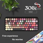 Клавиатура Ajazz 308i для ПК, беспроводная, эргономичная, с поддержкой Bluetooth