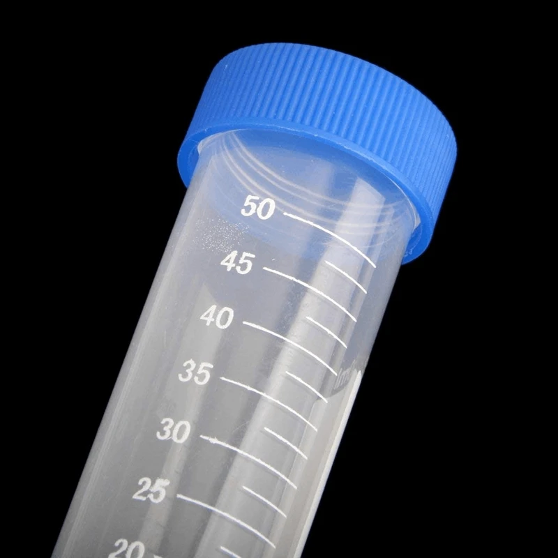 

50 Pieces 50Ml Plastic Centrifuge Tube Pipe Vial Lab Test Container