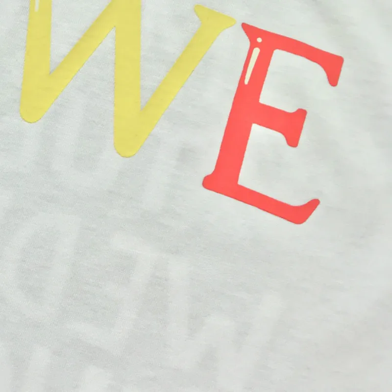 

108260 New Summer Products Fashion Classic Trendy Brand Luxury Design Color LettersT-shirt Expression Printing Unisex