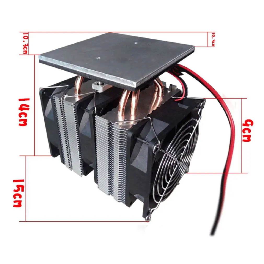 

12V 240W Peltier Chip Semiconductor Cooling Plate Refrigerator Large Power Assisted Computer Cooling Plate