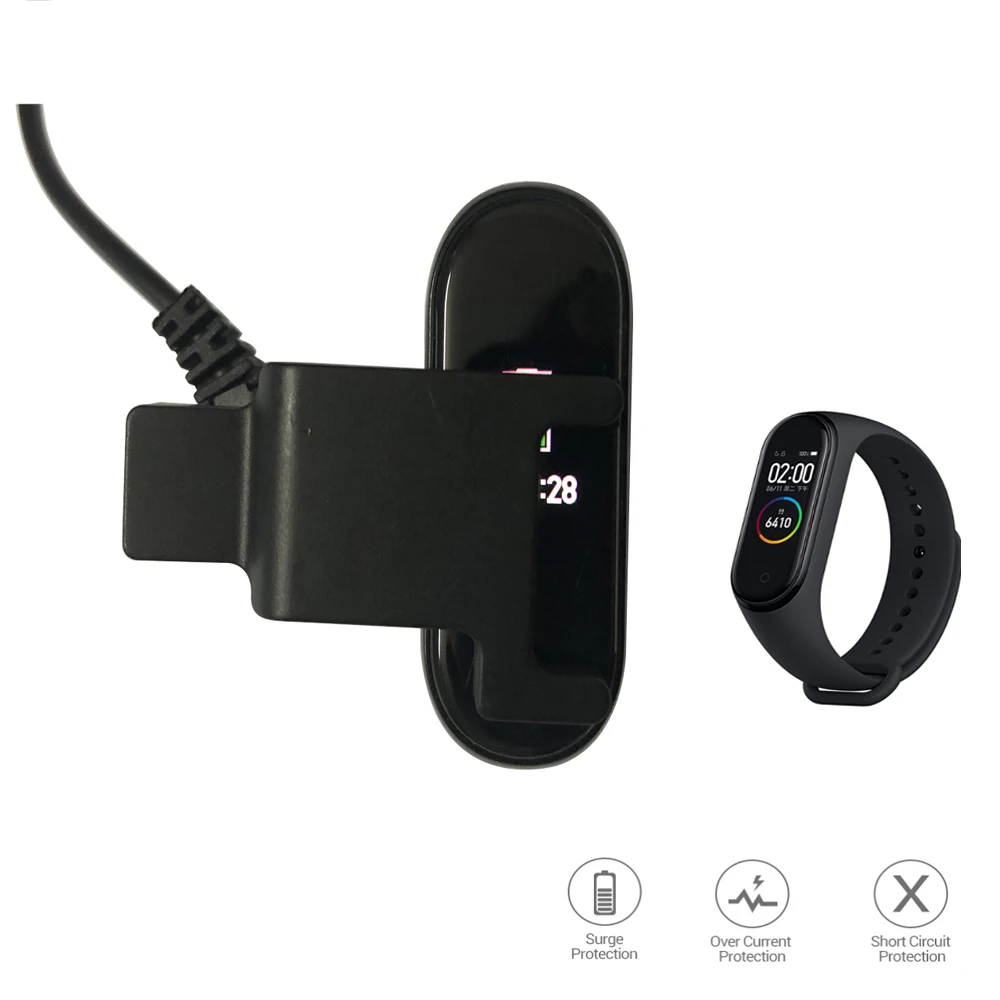 USB mi Band 4 зарядное устройство для mi Band 4 разборка Бесплатный зарядный кабель для Xiaomi mi Band 4 NFC mi band 4 зарядное устройство адаптер док-станции