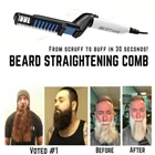 Для мужчин, быстрый выпрямитель для бороды, стайлер, расческа, многофункциональная Плойка для завивки волос, инструмент для шоу, Электрический стайлер для волос для мужчин