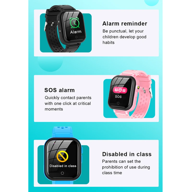 4g kids gps tracker smartwatches remote monitor gps wifi location video call waterproof tracking baby sim smart phone clock t16 free global shipping