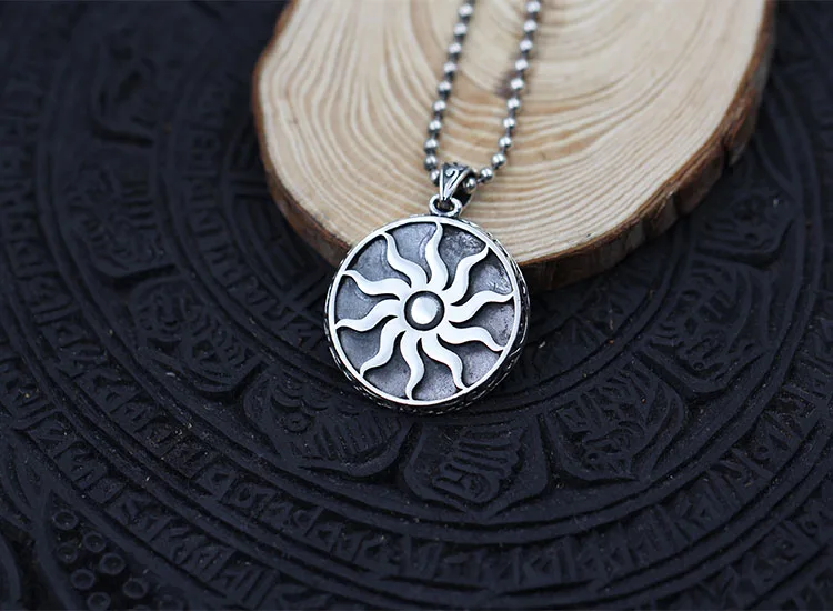 Парная Подвеска из серебра S925 пробы в классическом ретро стиле подвеска форме