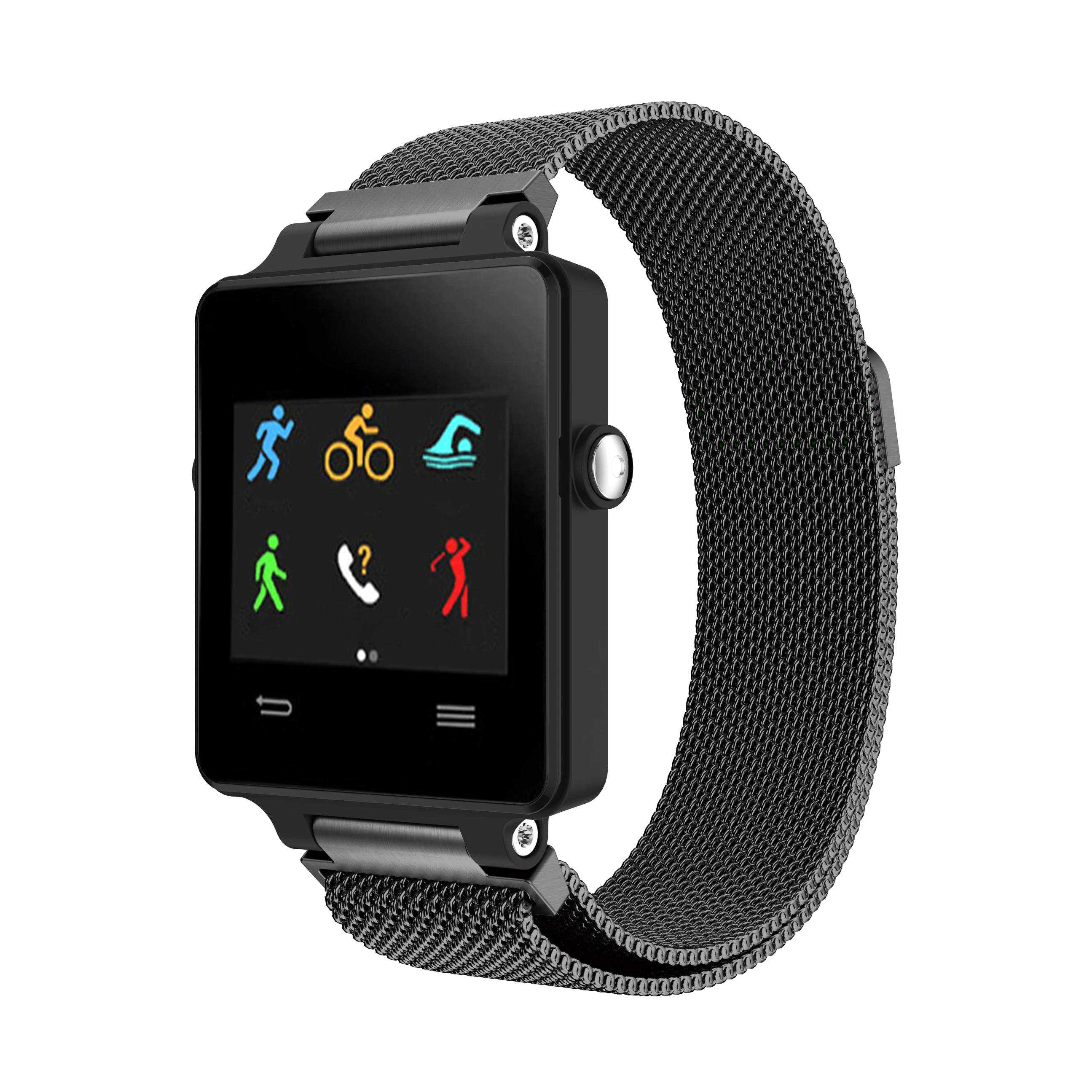 Миланская петля 16 мм для Garmin Vivoactive Acetate модные спортивные Смарт часы с GPS и