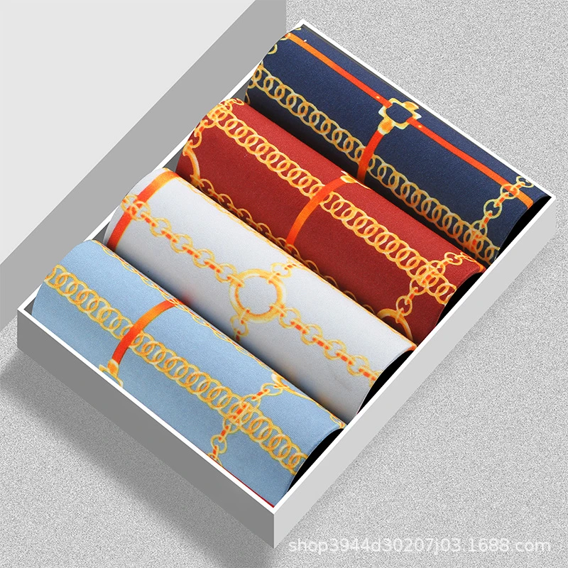 

2021 New Short Library Boxing Ventilation Fashion Pure Sexy Sport SizeHot Underwear Men Cotton Boxer Homme Brand Underpan