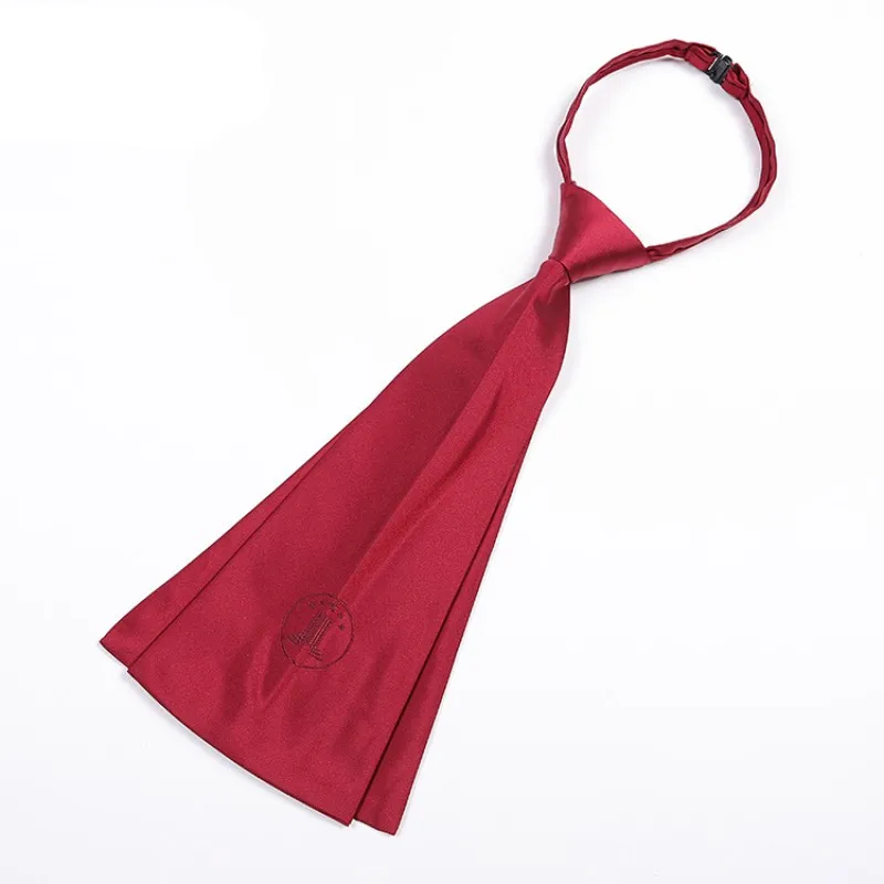 

Red Polyester Jacquard Lawyer Judge Tie Lawyer Robe Formal Tie