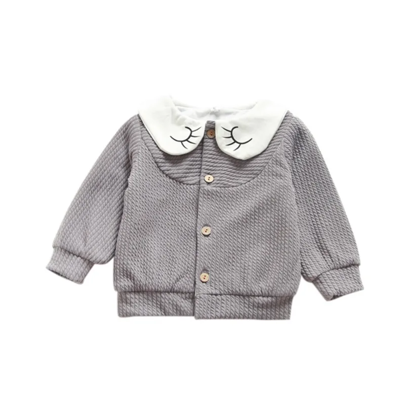 Fashion Baby Coat Cotton Kids Clothes Autumn Long Sleeve Outfit Overcoat Lovely Jacket For Girl Cartoon | Детская одежда и обувь