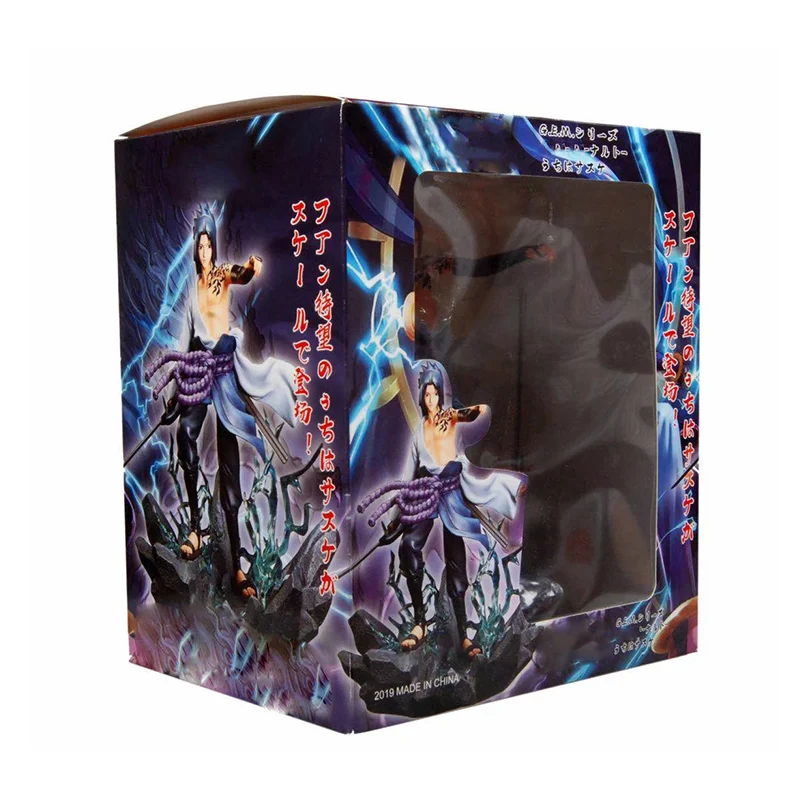 

27Cm Naruto Shippuden Uchiha Sasuke Gk Action Figure Collection Model Anime Games Figures Accessories Gift for Children and Boy