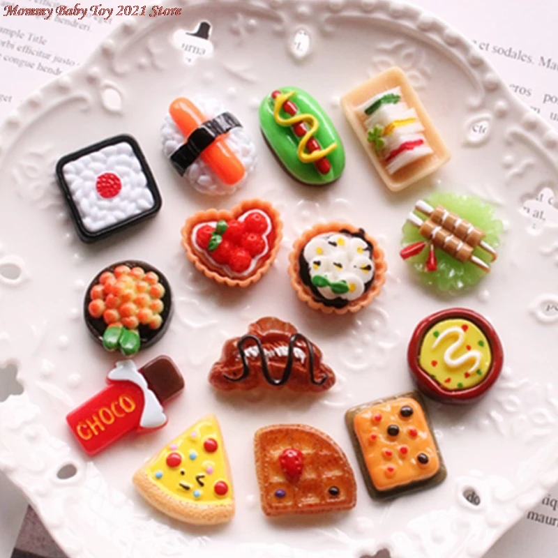 

5Pcs New Miniature Dollhouse Supermarket Food Snacks Ice Cream Wink Drink For Barbies Doll Decor Accessories