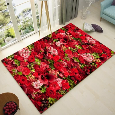 6 мм 3D Лавандовая ветряная мельница для гостиной ковры кухни спальни впитывающая