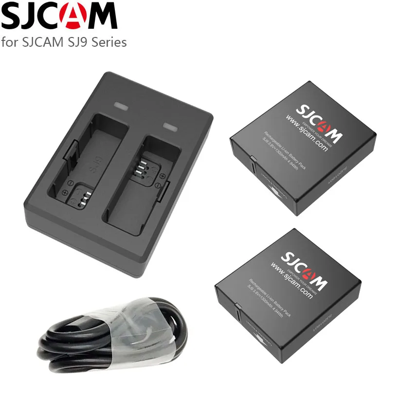 Аккумулятор SJCAM SJ9 1300 мАч литий ионный аккумулятор для экшн камеры Strike Max зарядное