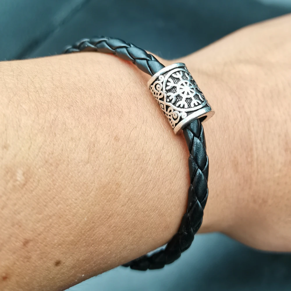 Мужской браслет Руна викингов Амулет из бисера Vikingos Compass celts knot украшения руны