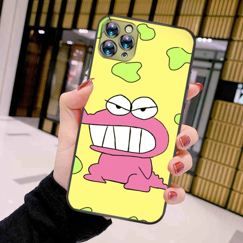 

Cute Crayon Phone Case For iPhone 11 Pro MAX TPU Soft Coque Mobilephone Shockproof Kawaii Aesthetic Best Anime Luxury Brand