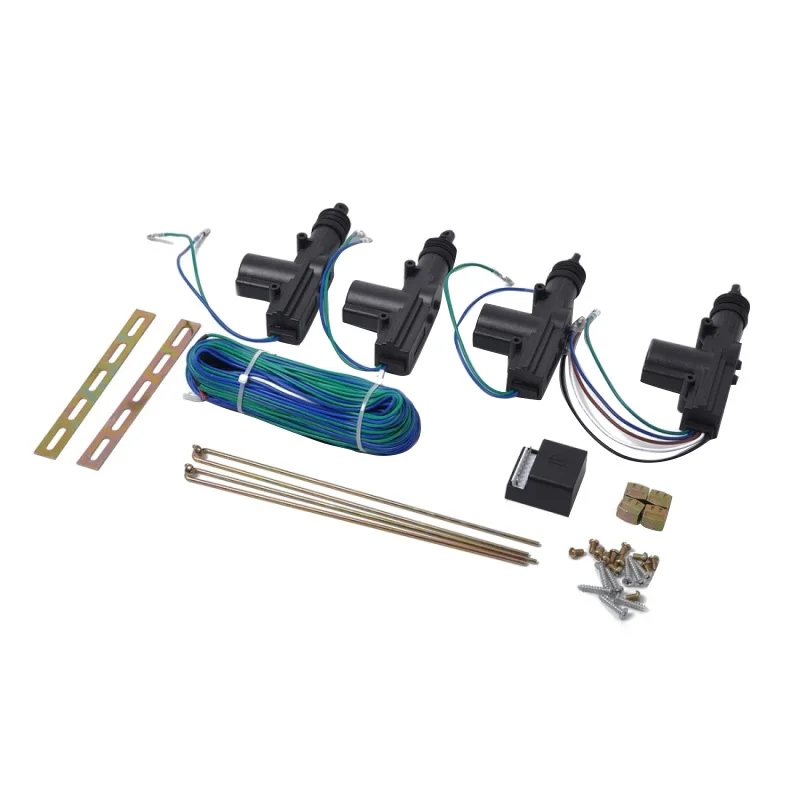 Автомобильный 4 универсальный силовой дверной замок привод комплект 2 провода и 5