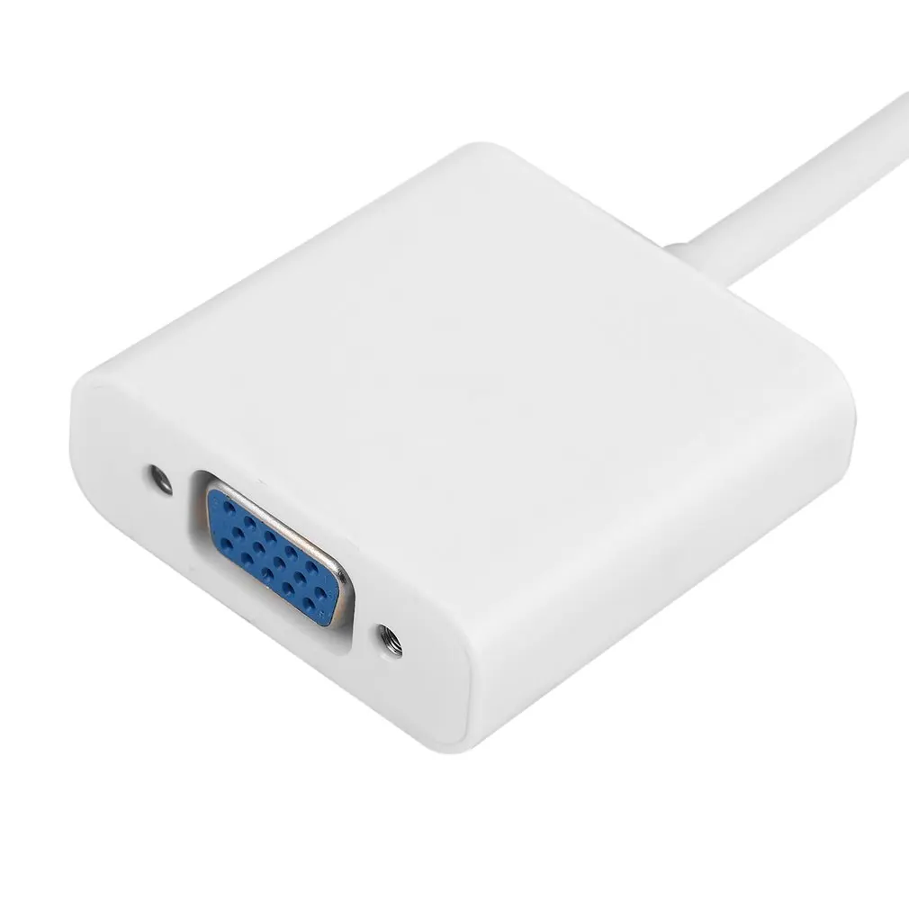 1 шт. Mini DisplayPort Display Port DP To VGA адаптер кабель для Apple MacBook Air Pro iMac Белый | Электроника