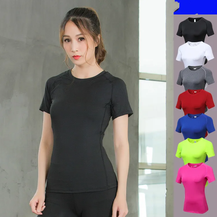 Черный белый синий серый зеленый розовый красный спортивные топы для женщин