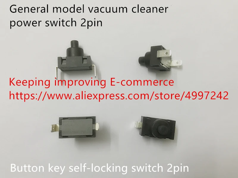 Оригинальный новый 100% замена переключателя питания для пылесоса SC7087 2Pin Кнопка