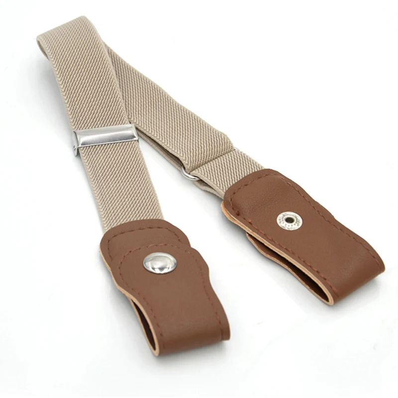 khaki belt Детские ремни для девочек и мальчиков; эластичный пояс без пряжки; riem zonder gesp vrije; эластичный пояс; модная одежда; ceinture enfant - Цвет: khaki belt