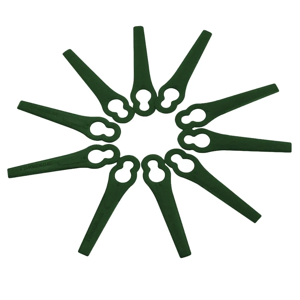 10 шт Пластиковые лезвия бритвы режущая заменить для беспроводные травы сад