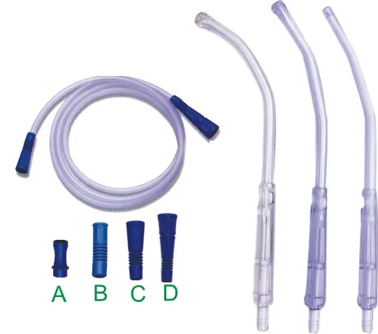 

medical tip flat tip yankauer suction handle with vent