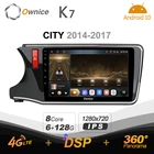 K7 Ownice 6G Ram 128G Rom Android 10,0 автомобиль радио setero для Honda City 2014 - 2017 Авто аудио 360 панорама оптический 5G Wi-Fi