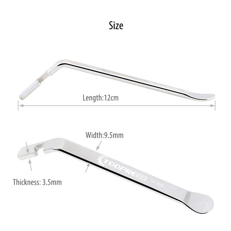 TOOPRE 3pcs/set Road MTB Bike Tire Lever Bicycle Tyre Spoon Stick Iron Changing Tool Tube Removal Stainless Steel - купить по