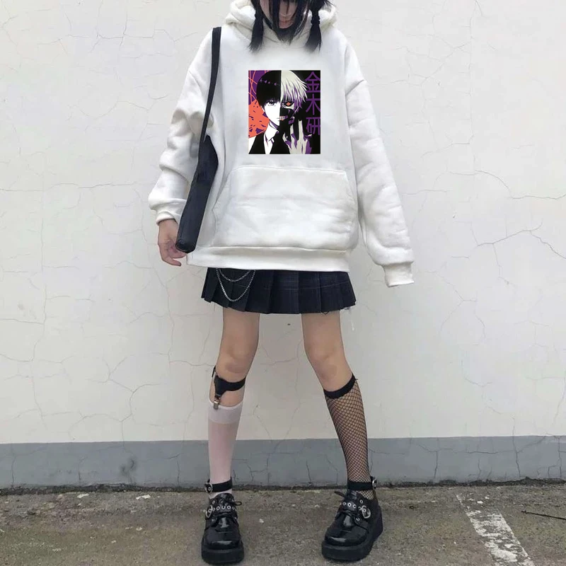 

Толстовка с капюшоном в готическом стиле, оверсайз