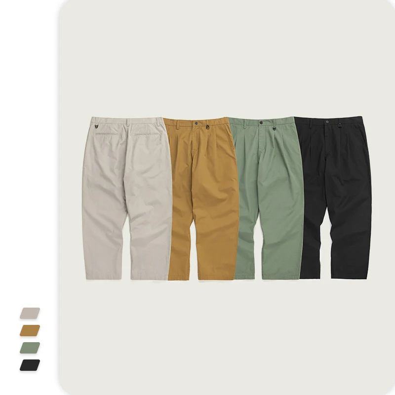 

VIMASS 2020 spring summer new street tide brand retro pants multi color minimalist style wild men's trousers Casual pants