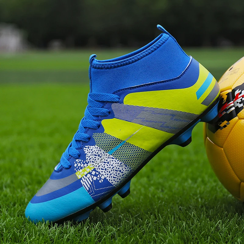 

Comfortable Sports Men Soccer Shoes Kids Non-Slip Training Football Breathable Sports Shoes Athletic Soccer Unisex Sneaker Shoes