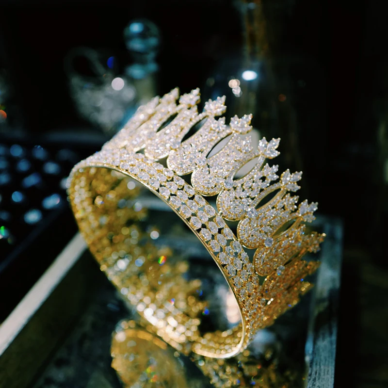 Amanda Novias винтажная Роскошная свадебная корона принцессы невесты свадебные