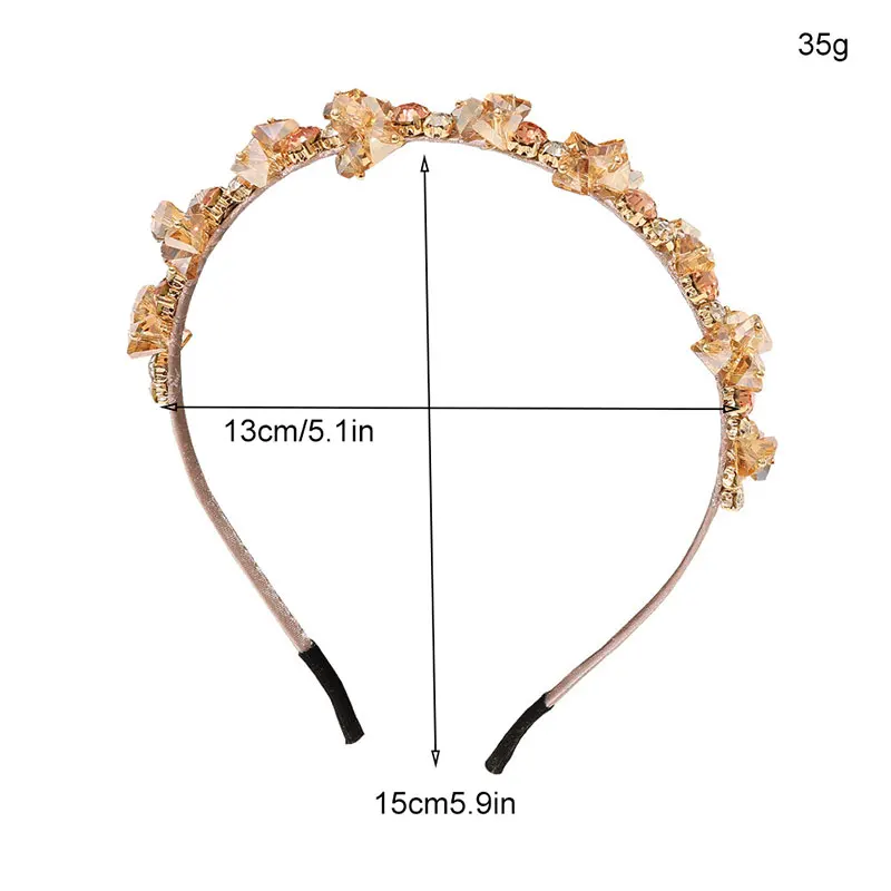 

Shiny Luxury Headband Crystal Flower Hair Hoop Sweet Rhinestone Thin Head Hoop Elegant Hairbands Women Girls Hair Accessorie