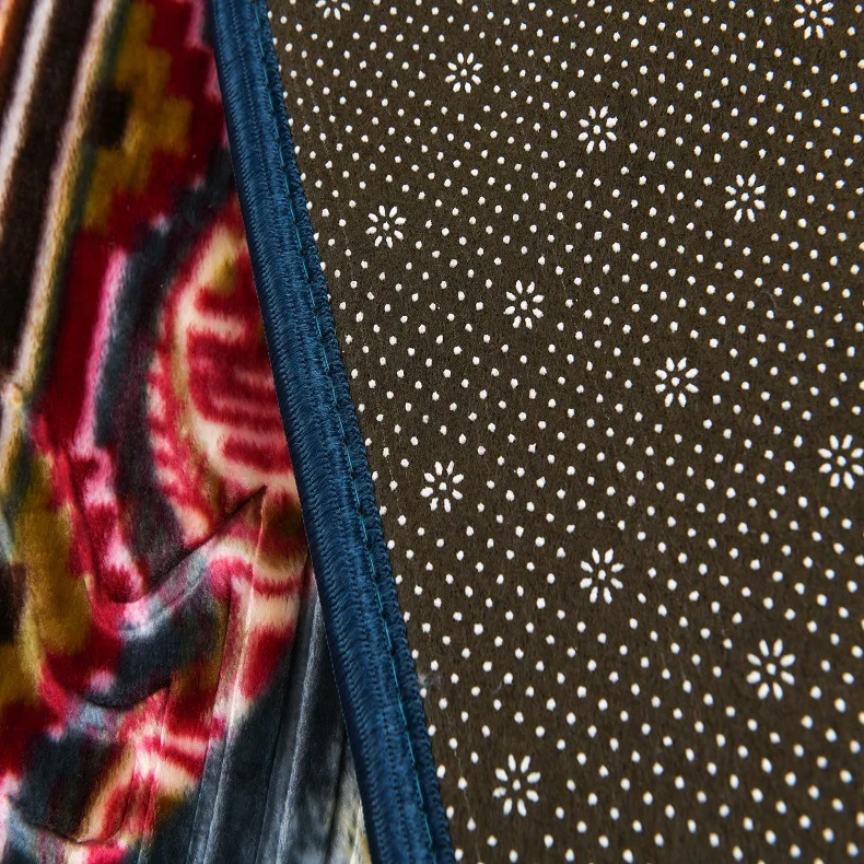 Мягкий исламский молящийся коврик Исламская мусульманская молитва синий