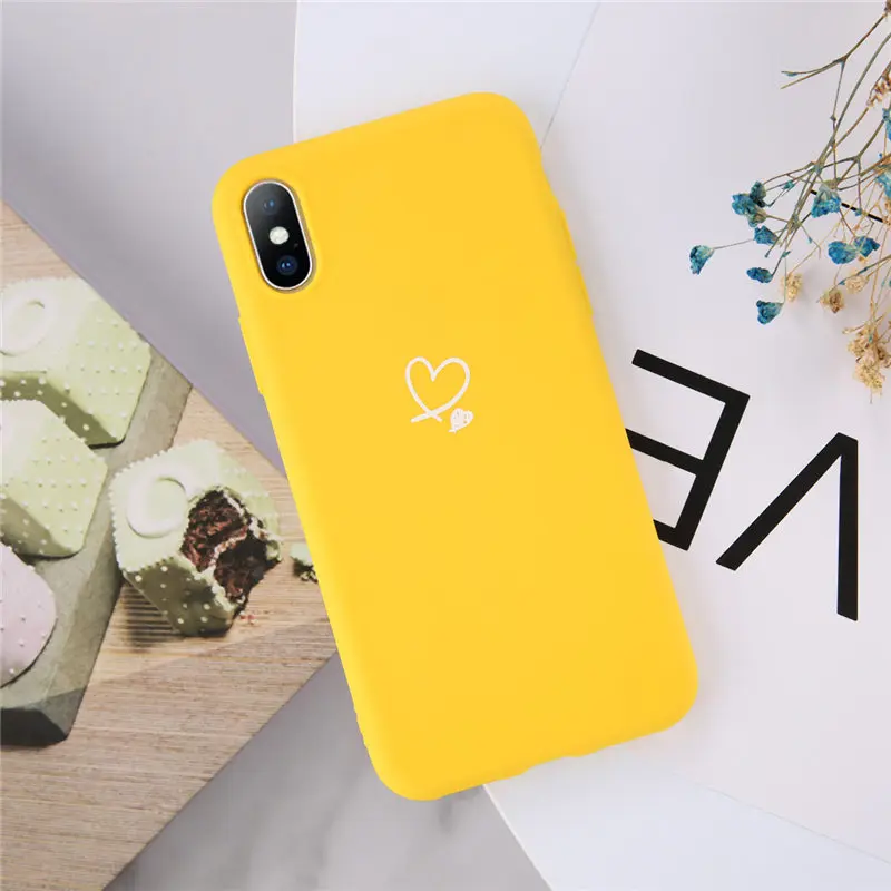 3209Y Силиконовый чехол Moskado для iPhone X XR XS Max 7 8 6 6s Plus 5 5S SE Love Heart Letter чехол для телефона с рисунком в виде животного мягкий чехол из ТПУ - Цвет: 3209Y