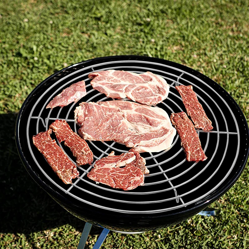 

Решетка для гриля, решетка из нержавеющей стали для барбекю, сетка для решетки, решетка из проволоки для кемпинга, походов, бытовые инструме...