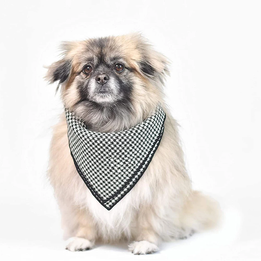 

Dog Bandanas Plaid Checked Scarfs for Small Medium Large Dogs Cats Kerchief Bibs Pets Neckerchief Handkerchief