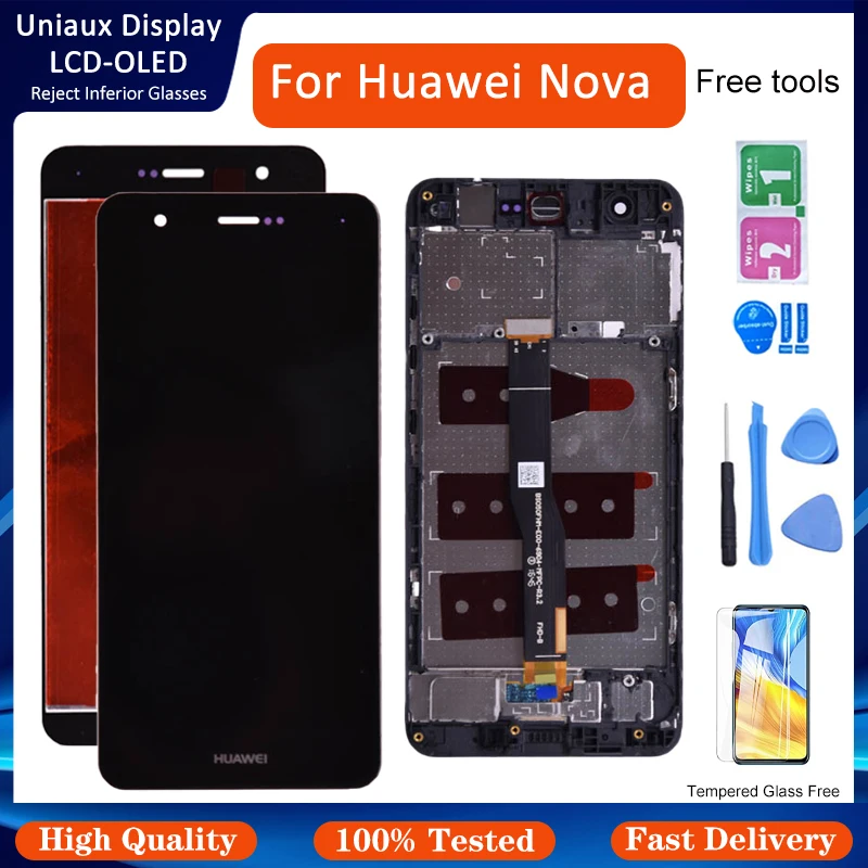 

5.0 For Huawei Nova CAN-L01 CAN-L02 CAN-L03 CAN-L11 L12 L13 LCD Display touch Screen Digitizer with frame free shipping