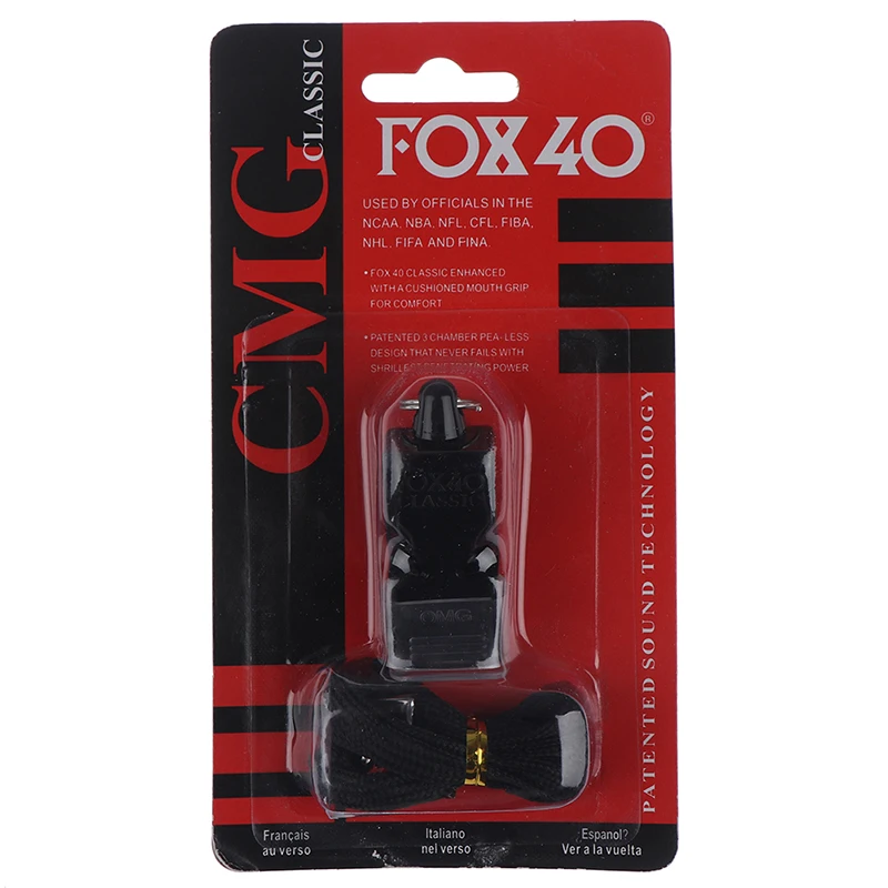 1Pc Whistle with Lanyard Fox 40 Football Basketball Hockey Baseball Sports Umpire New | Спорт и развлечения