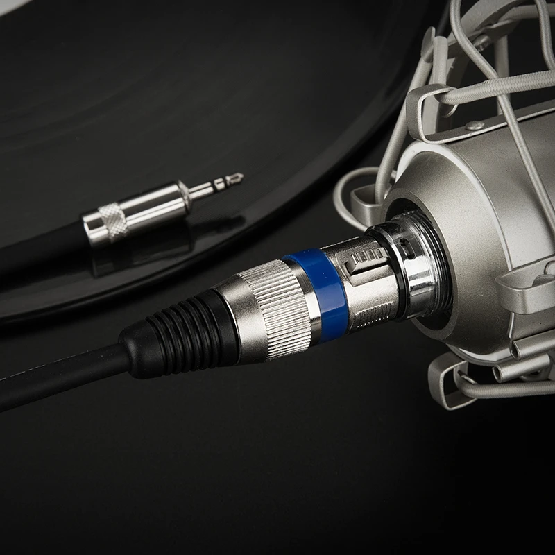 

3.5 Mm (1/8 Inch) TRS Stereo Male To XLR Male Balanced Interconnect Audio Cable For Professional Recording Studios Public Speak