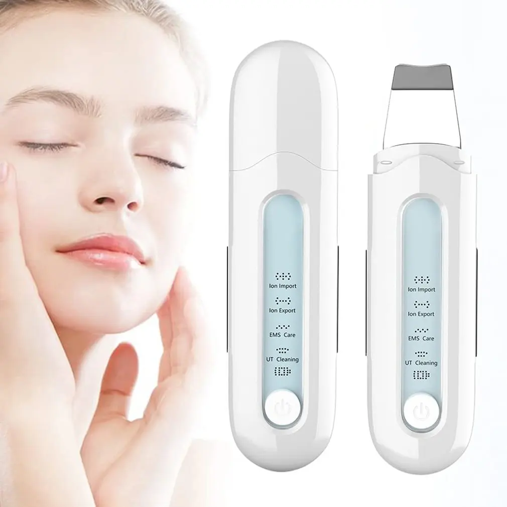 

Ultrasonic Cleaning Massager For Face Skin Care Blackheads Remover Cleaner Tool Scrubber Peeling Cavitation Facial