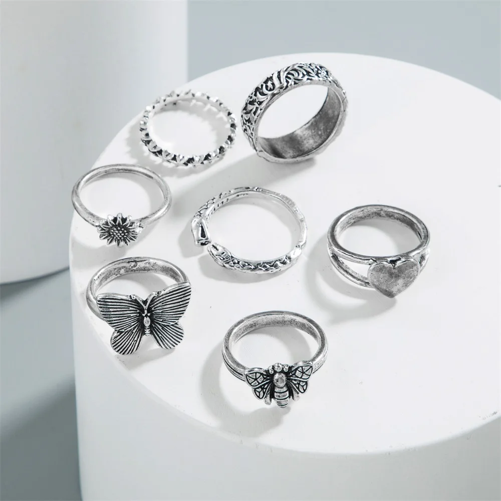 Женское кольцо средней длины в богемном стиле | Украшения и аксессуары